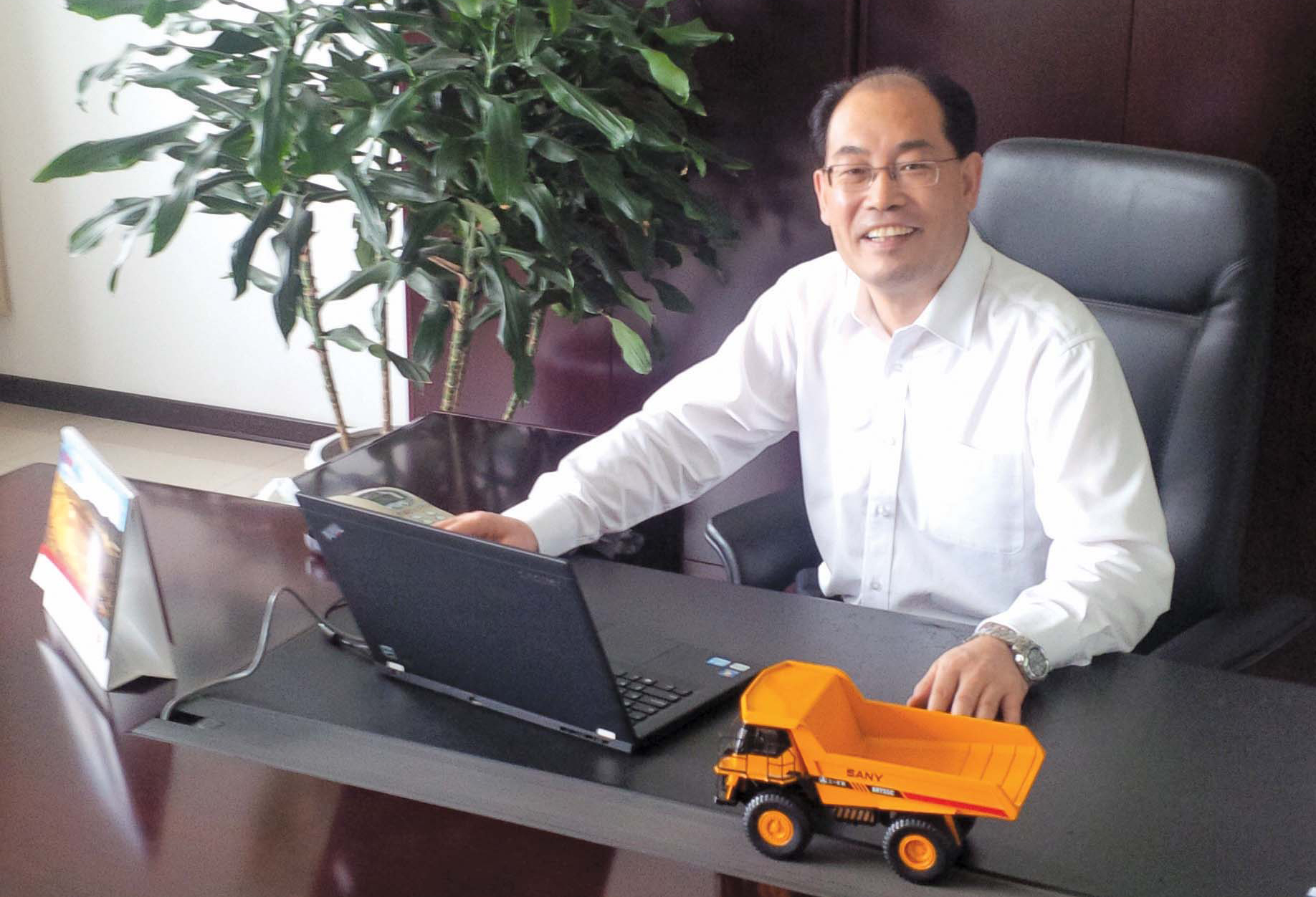 Zhichun Cao, general manager of Sany Mining Equipment