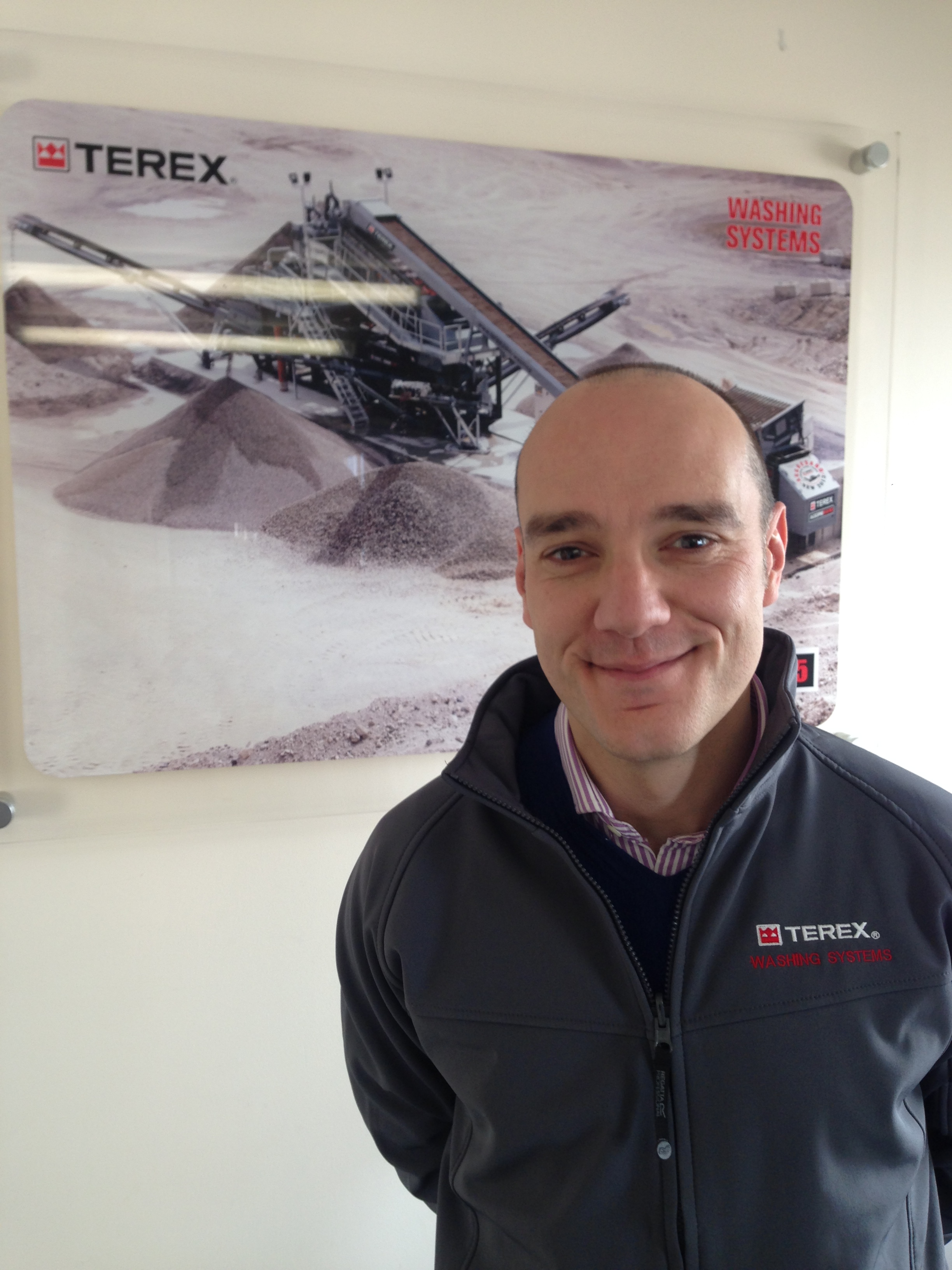 Terex Washing Systems Global Sales Director Iain Walker 