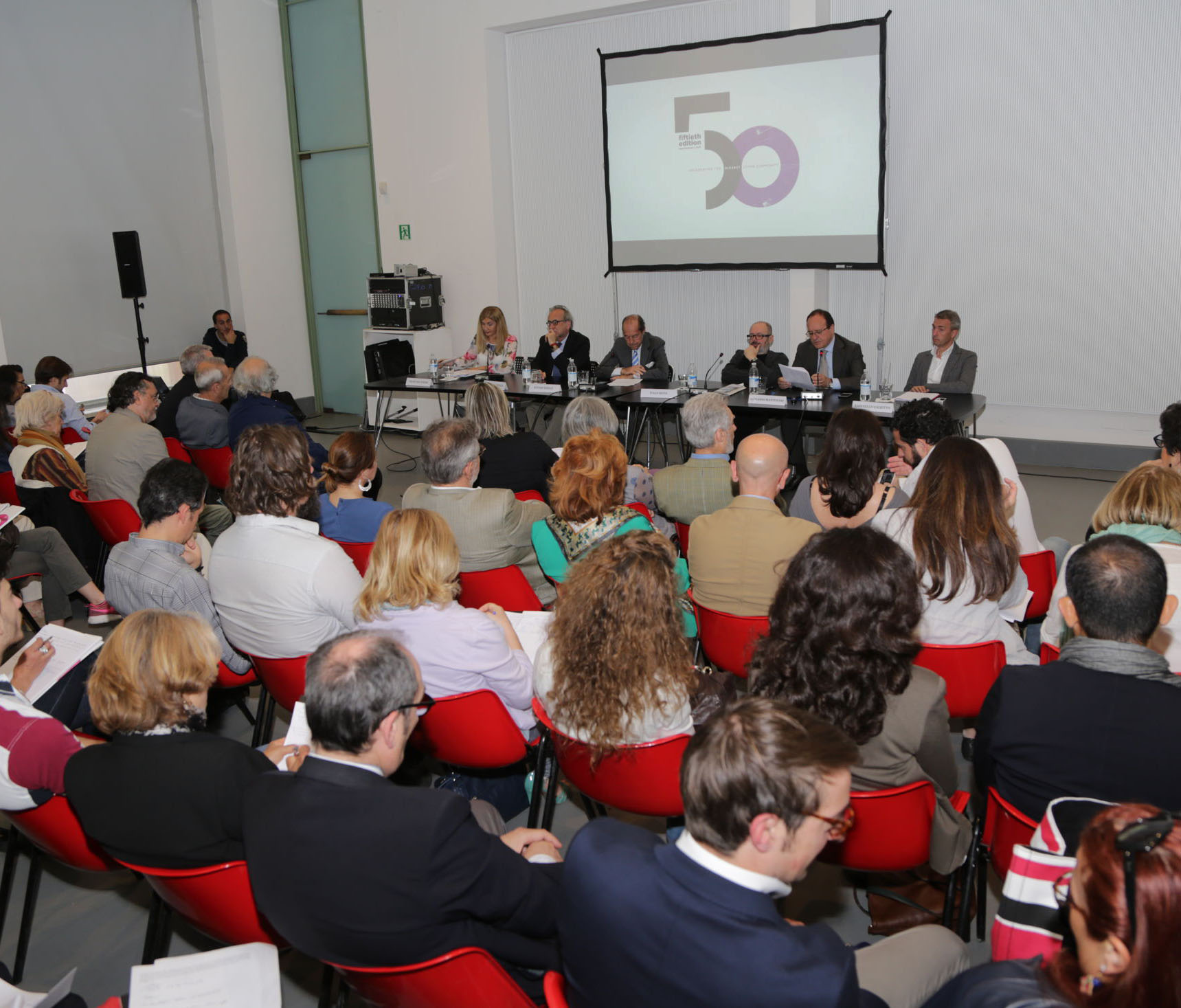 press conference to announce the 50th edition of Marmomacc