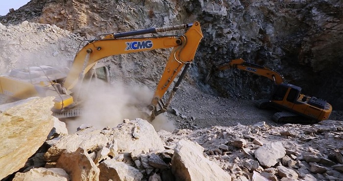 XCMG excavator in Africa