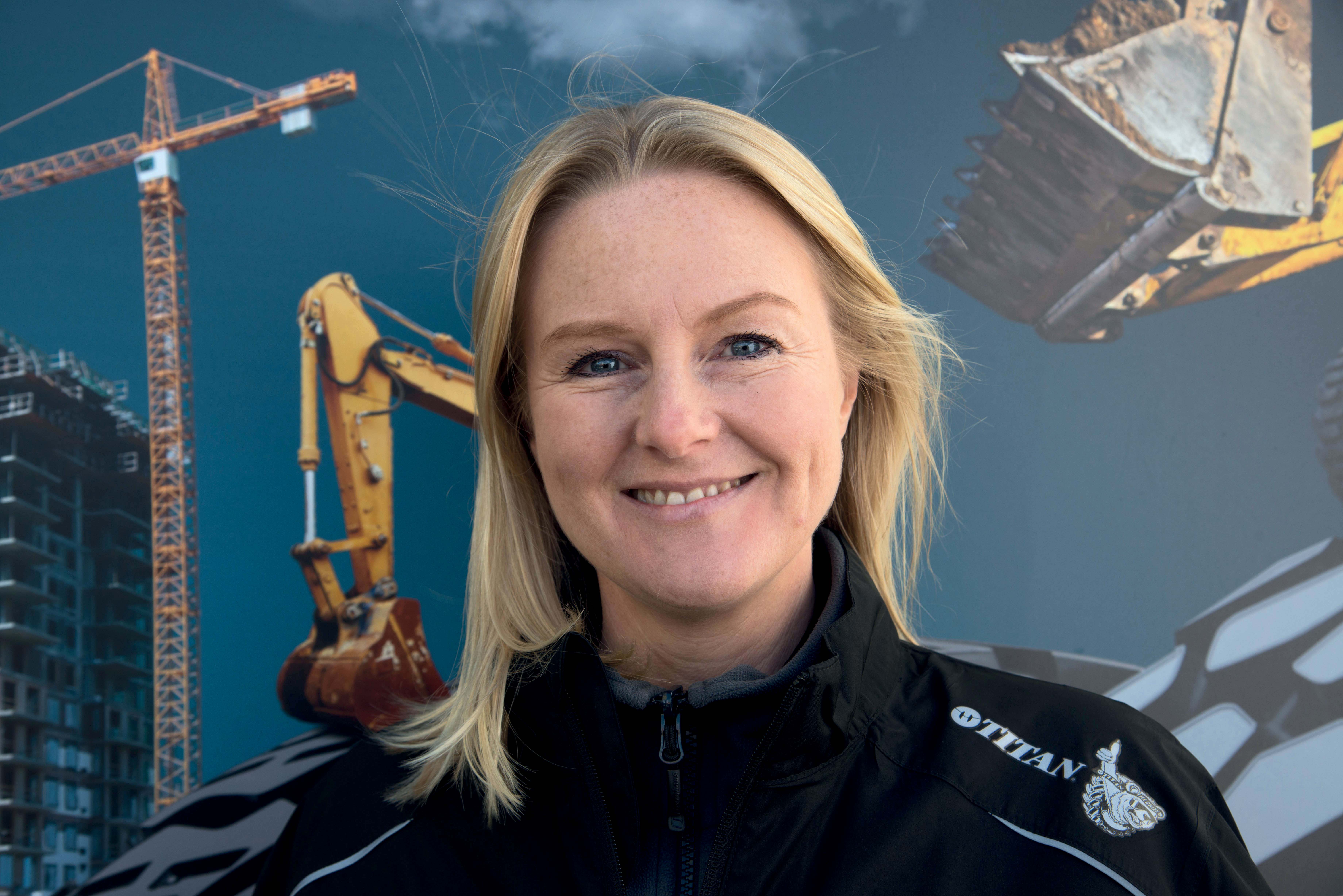 Lindsay Hart, European tyre sales manager for Titan, 