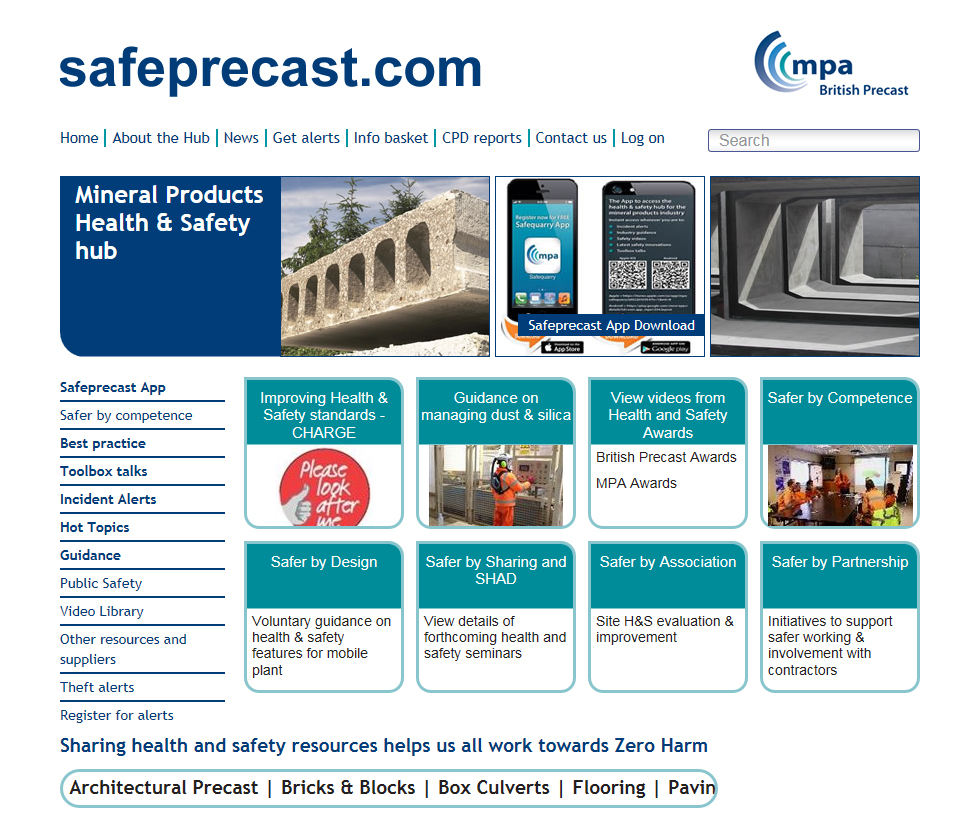 Screen shot of ‘Safeprecast’ website app
