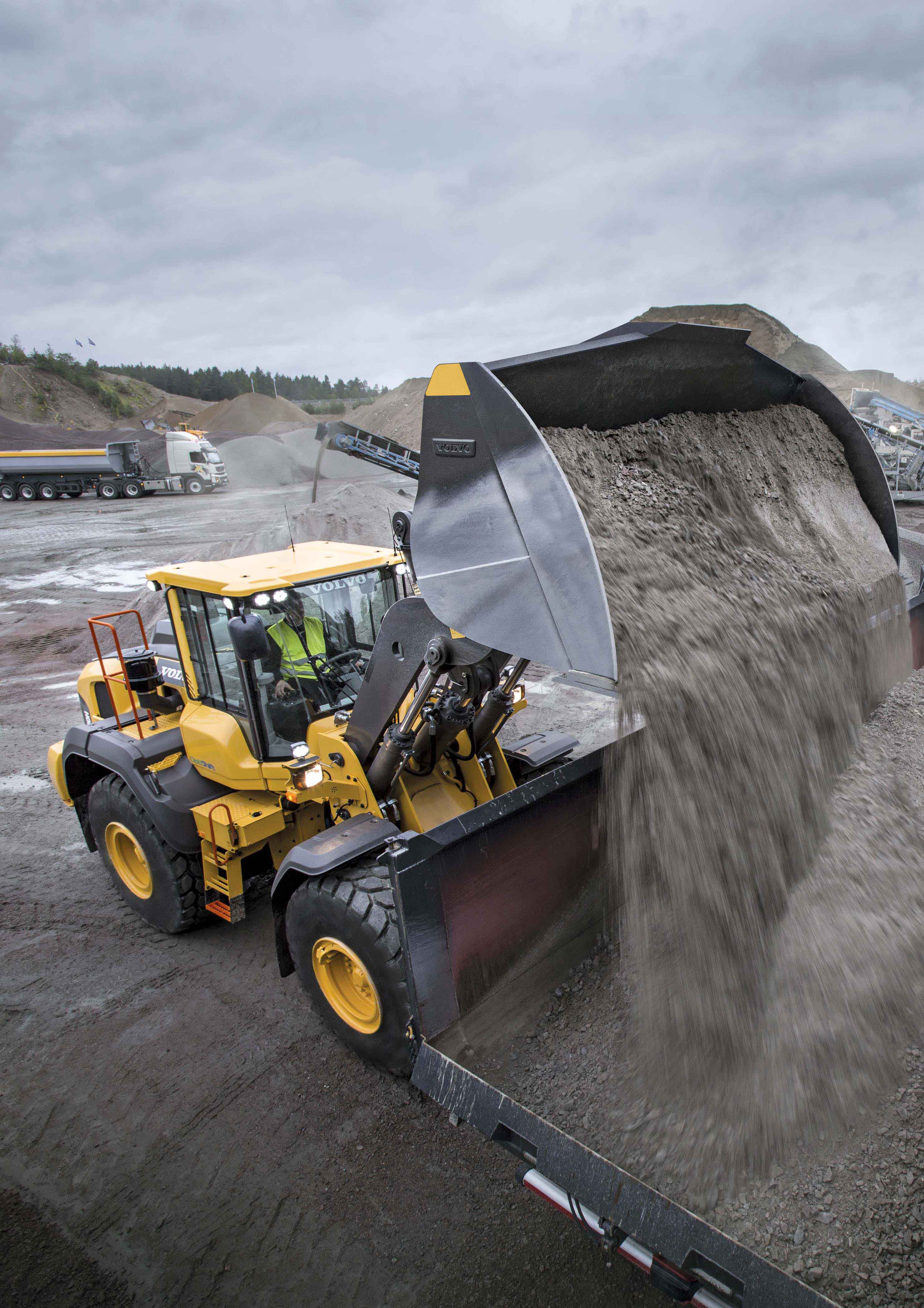 Volvo buckets for Volvo L110-L350 wheeled loaders