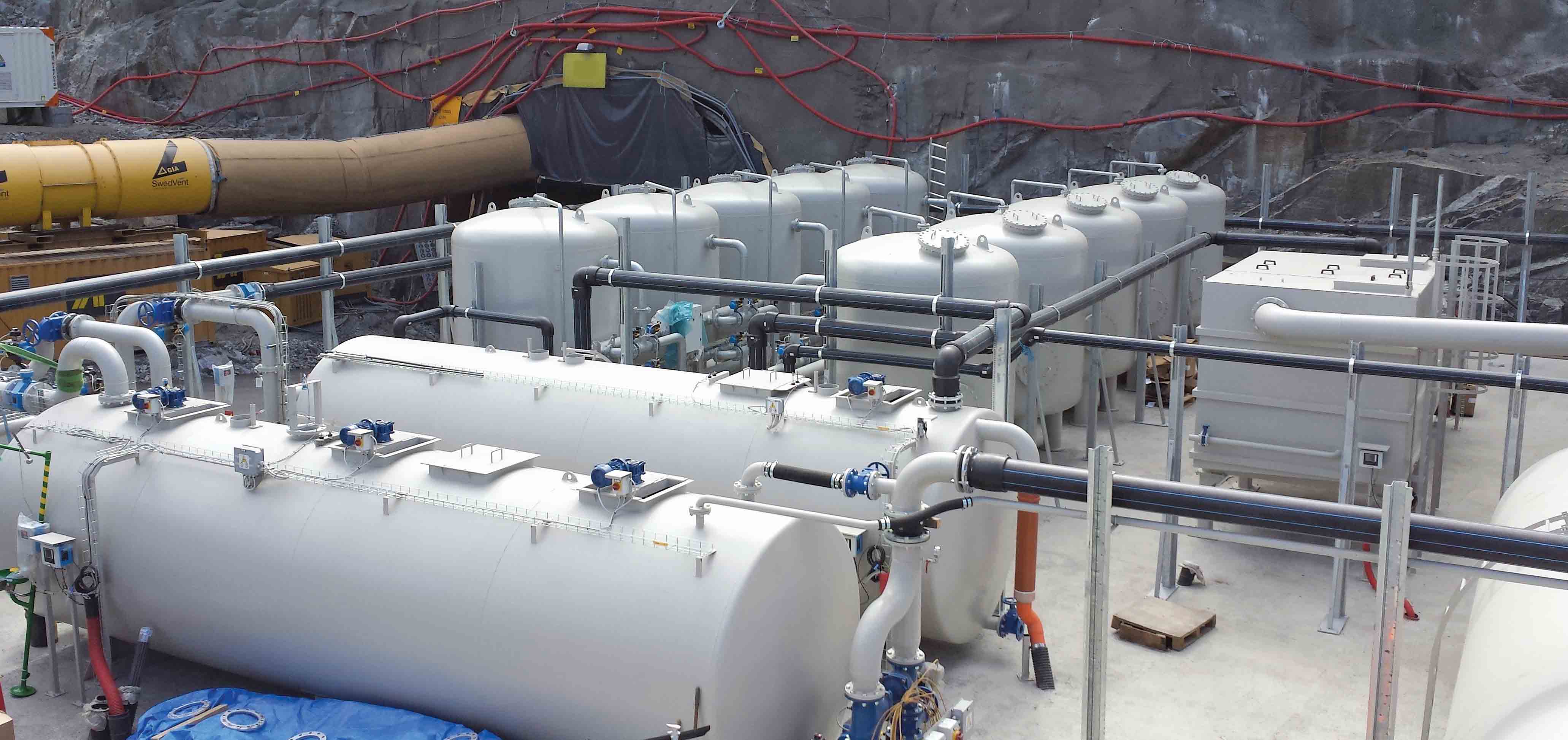 F&B’s portable steel wastewater plant 