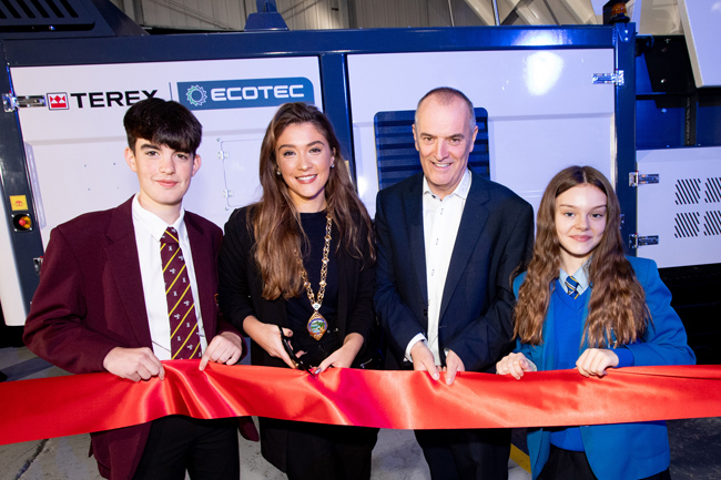 Terex Campsie - Official Opening with Deputy Mayor and Students.jpg