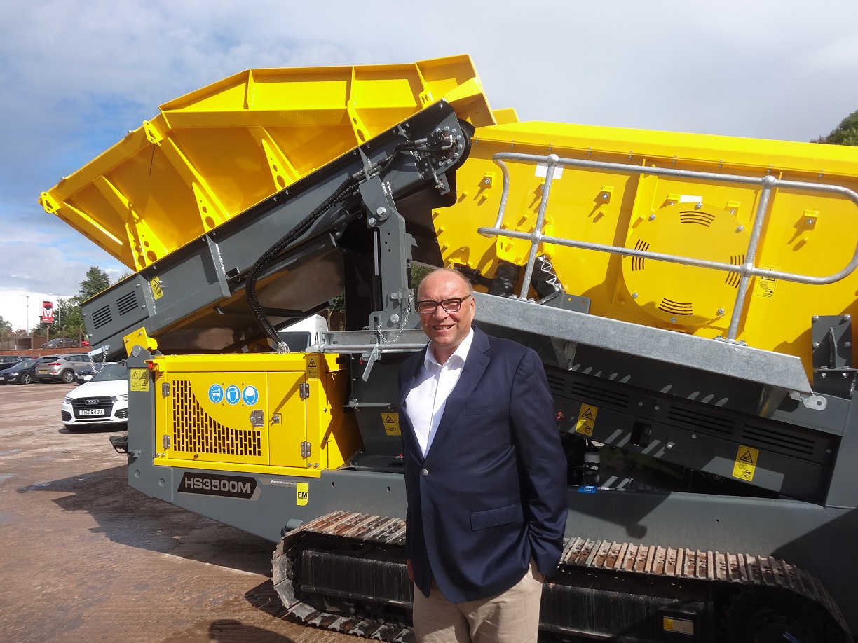 RM Group founder Gerald Hanisch at the Dungannon site in Northern Ireland