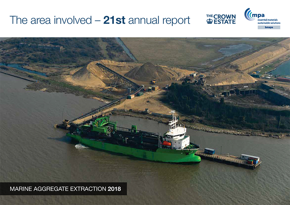 British marine aggregate exports to the continent reached a five-year high in 2018