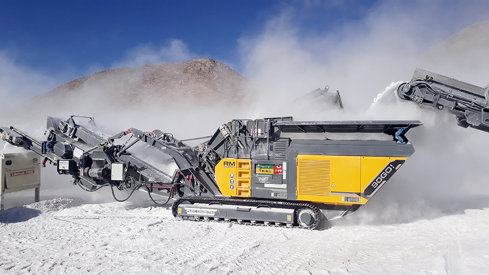 A Namibian quarry took delivery of a Rubble Master RM 90GO! in August 2019, which has helped triple production. 