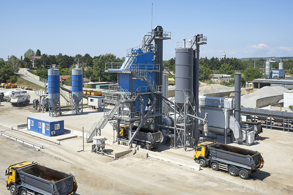 Three Benninghoven asphalt mixing plants are being used to develop Romania's road network