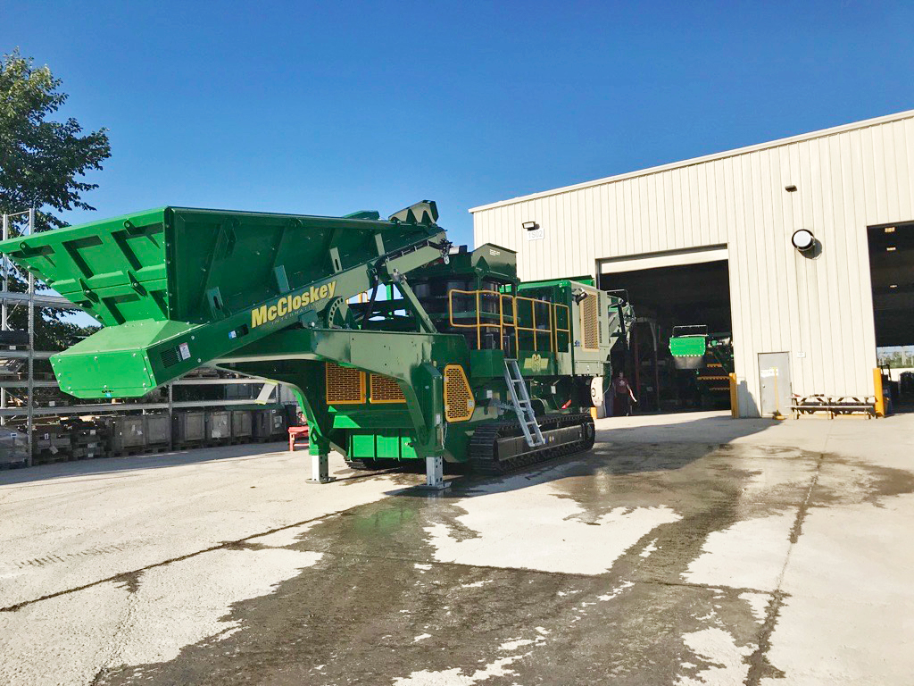 Berry Tractor will supply McCloskey mobile crushing and screening plant to its customers