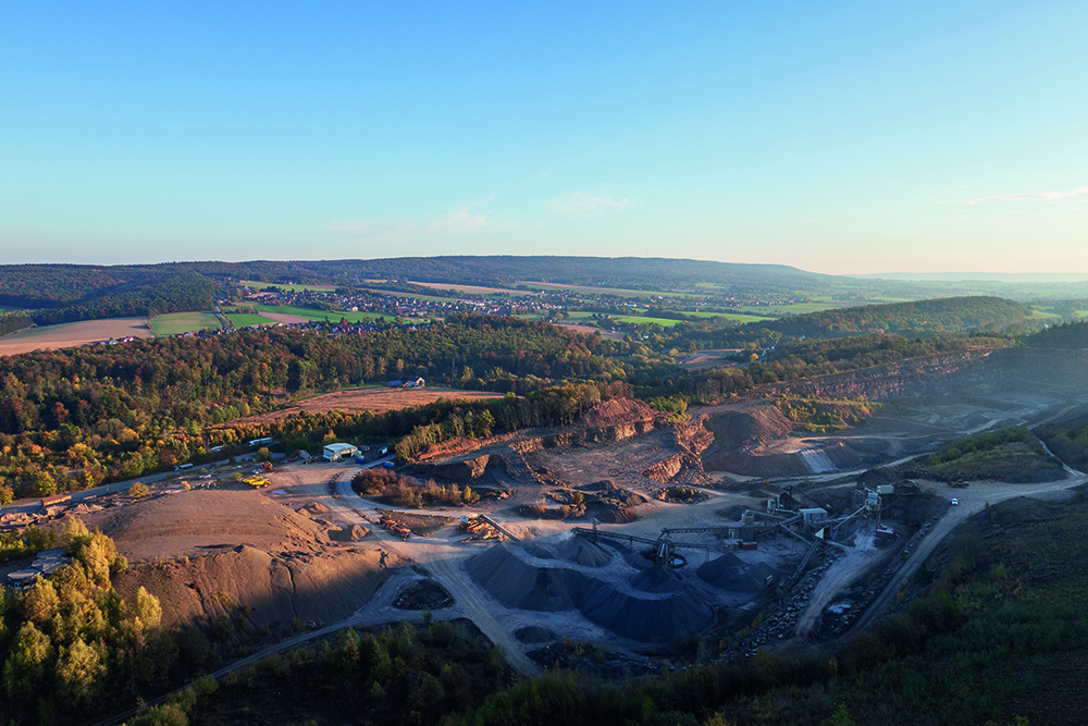 A quarry in Steinbergen in the German state of Lower Saxony © Wlad74 | Dreamstime.com