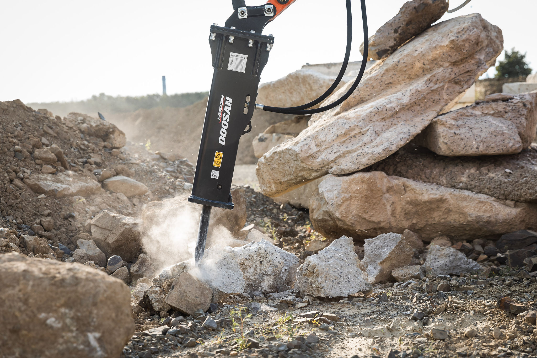The new breakers are suitable for quarrying, mining, demolition and construction