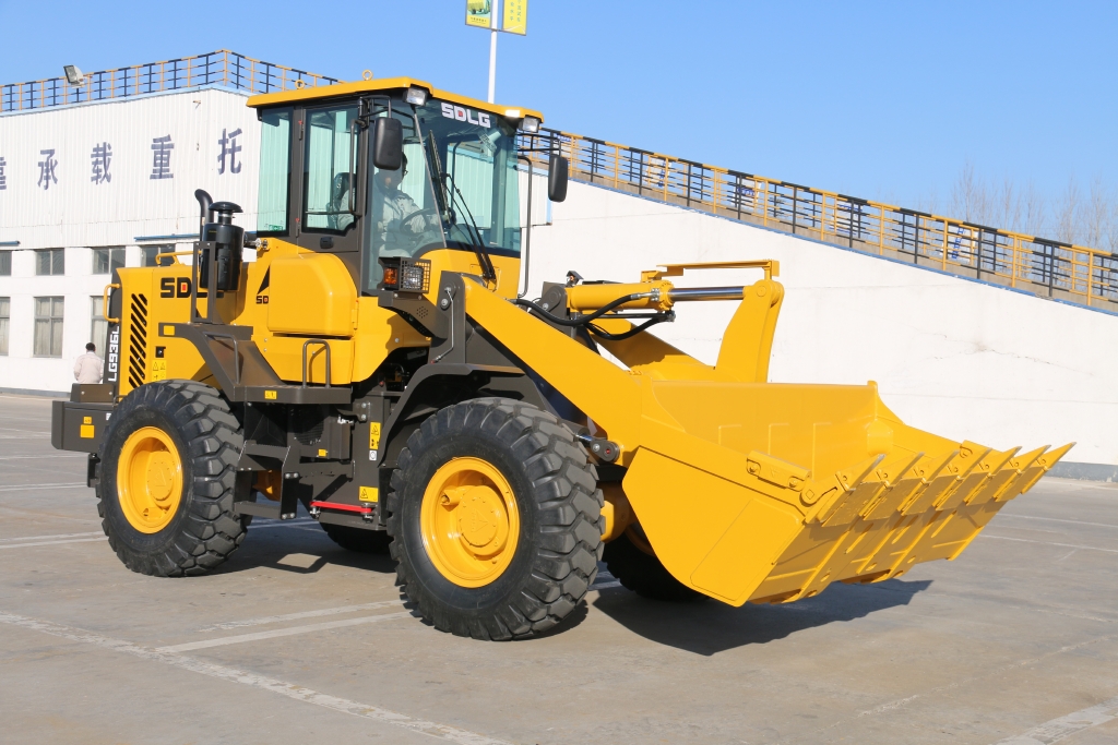 The LG936 wheeled loader was one of the products showcased at the virtual event