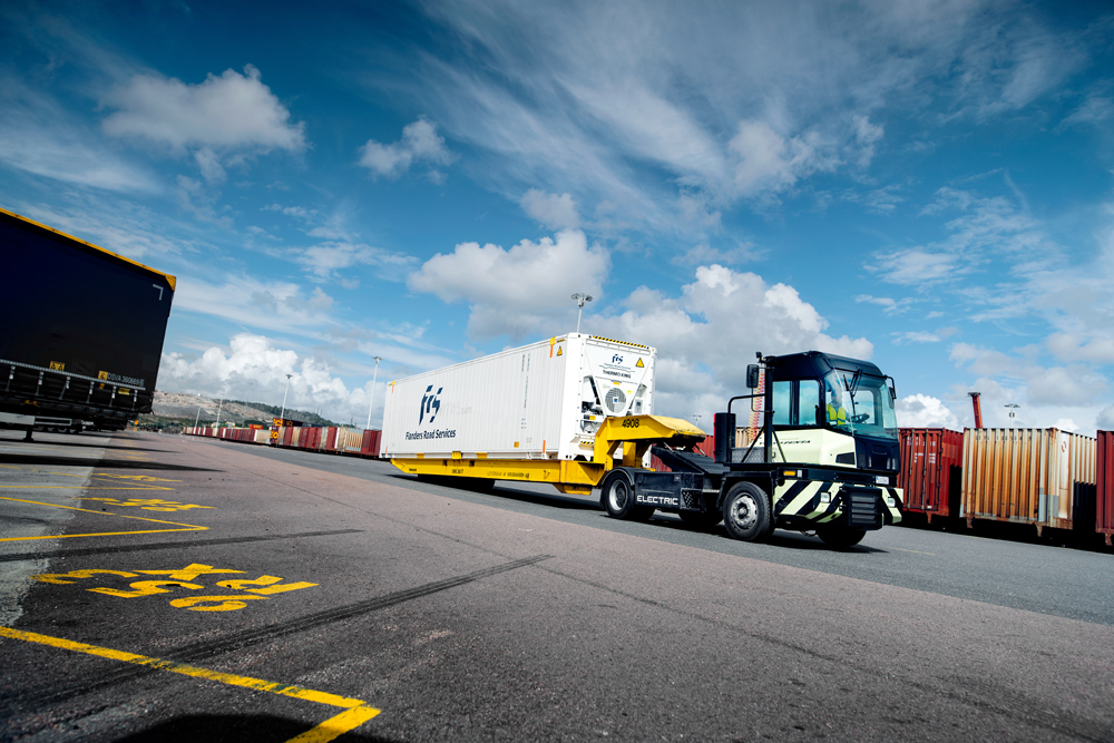 Volvo Penta’s fully electric terminal tractor is doing real work at a harbor in Sweden