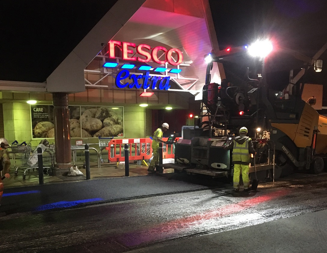 Hanson REA is being used in four Tesco customer car parks