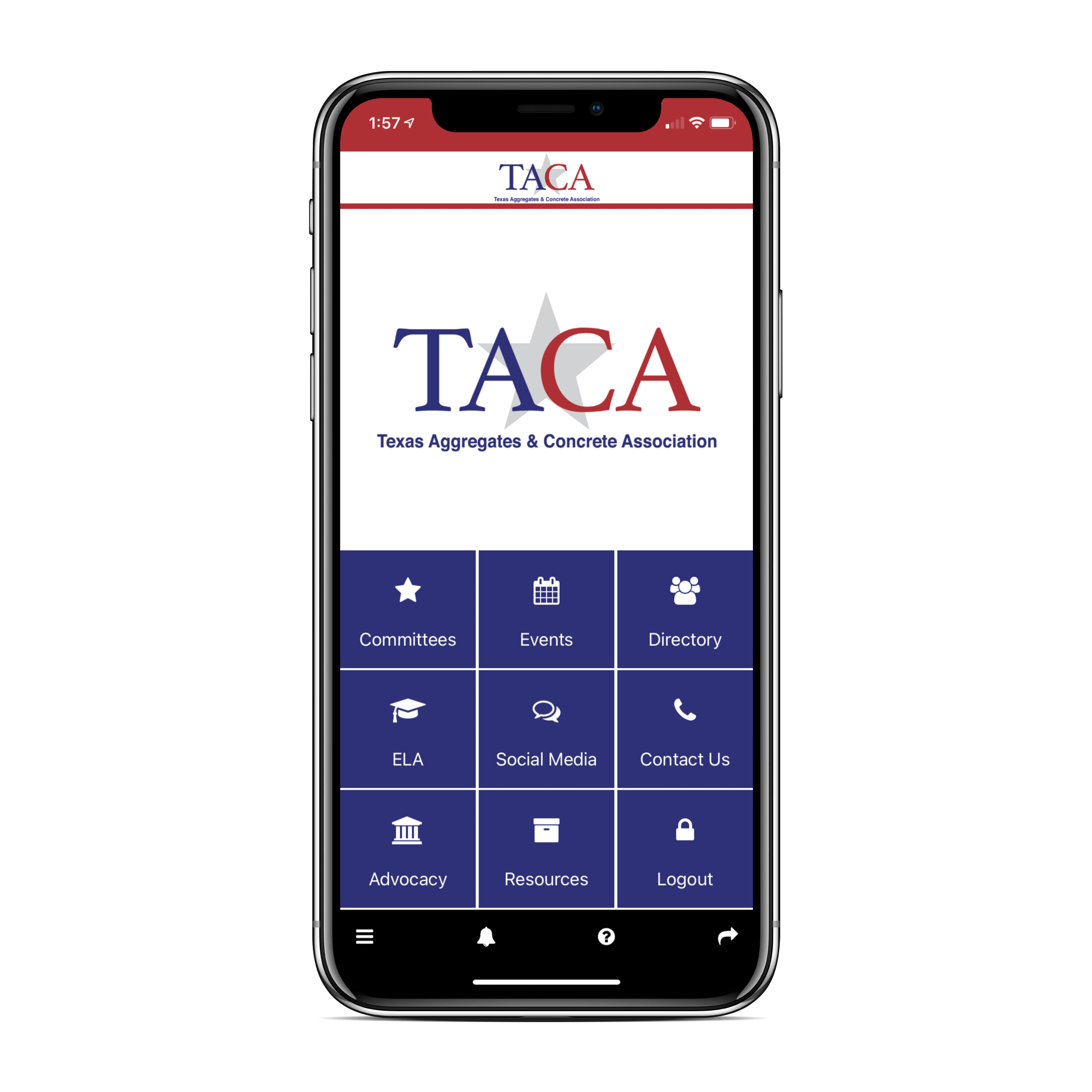 TACA app comes with instant notifications on events and membership renewal (Credit: TACA)
