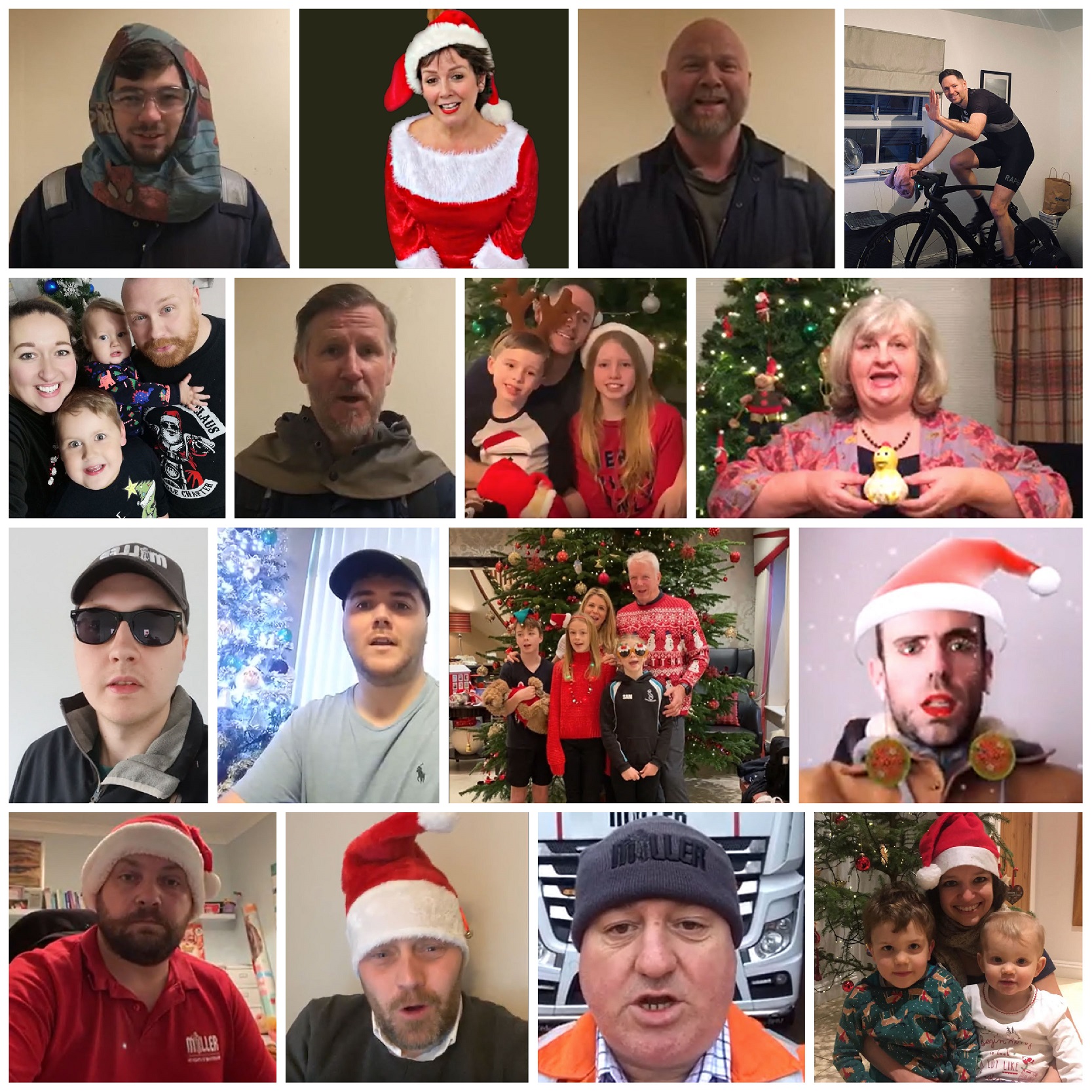 Miller UK employees staged a virtual 12 days of Christmas charity event in December