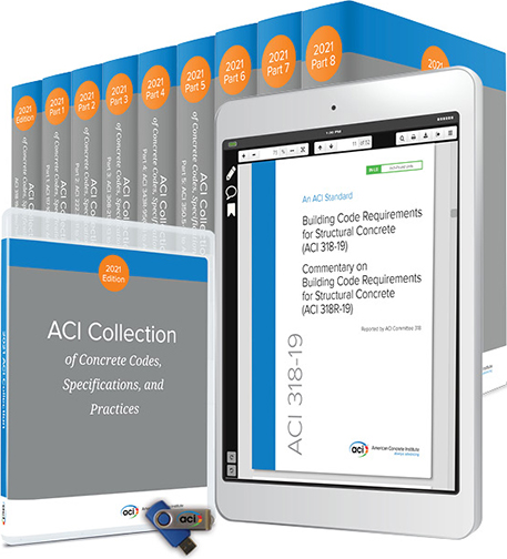 ACI says collection is available as an online subscription, a USB drive and a nine-volume set of books (Credit – American Concrete Institute)