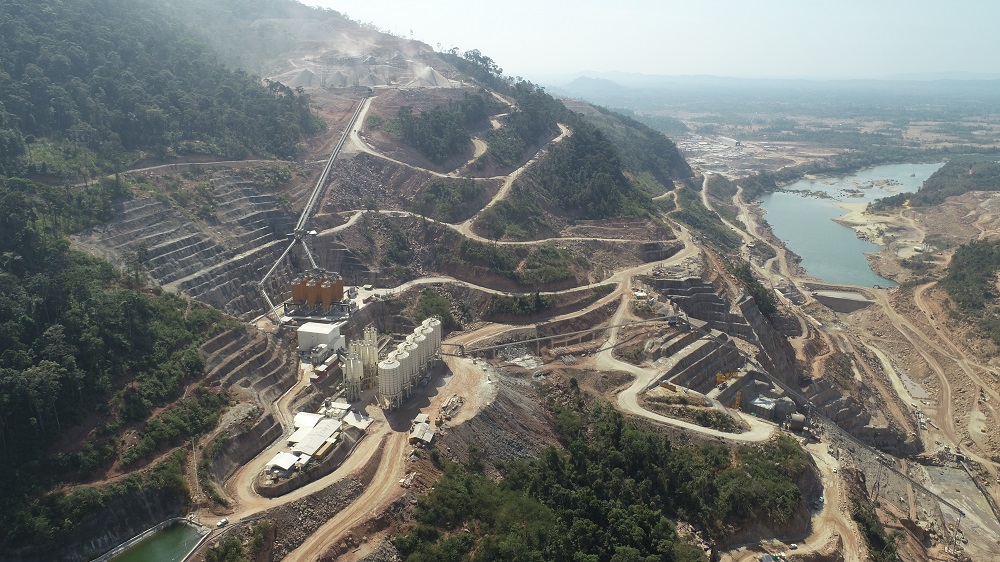 The dam will produce electricity for Laos and Thailand