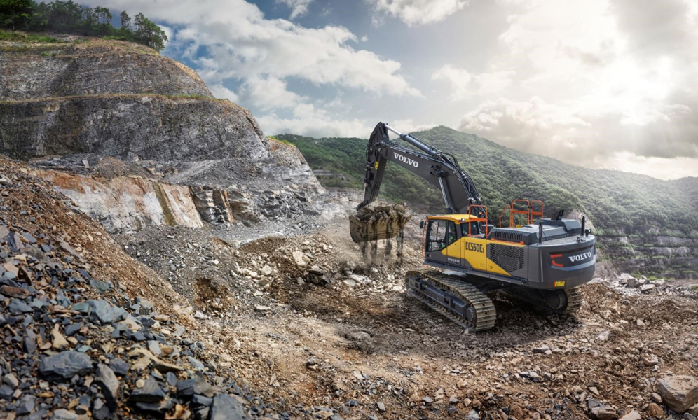 South Korean quarry operators are exhibiting a trend towards larger machines such as Volvo CE’s 55-tonne EC550E excavator