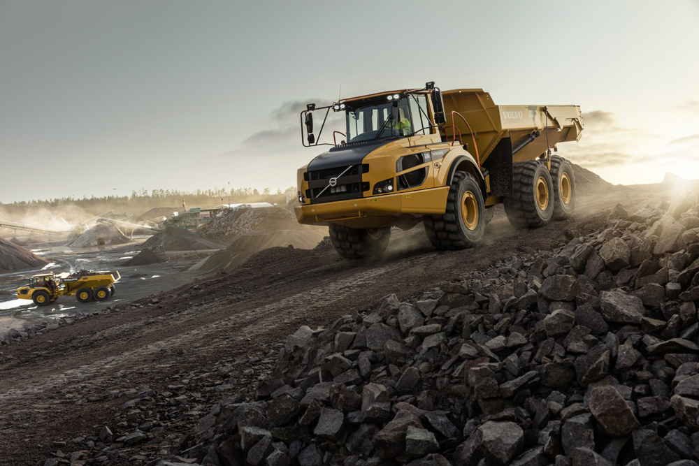 Volvo CE says operators of haulers such as its A30G are putting an emphasis on controlling cost per tonne