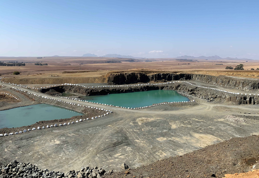 Traffic management is a crucial aspect of the safety regime at Harrismith Quarry