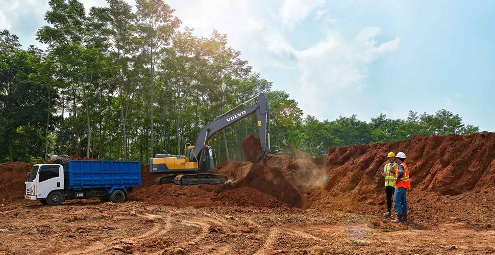 Volvo CE excavator customers earn aftermarket credit by lowering fuel consumption