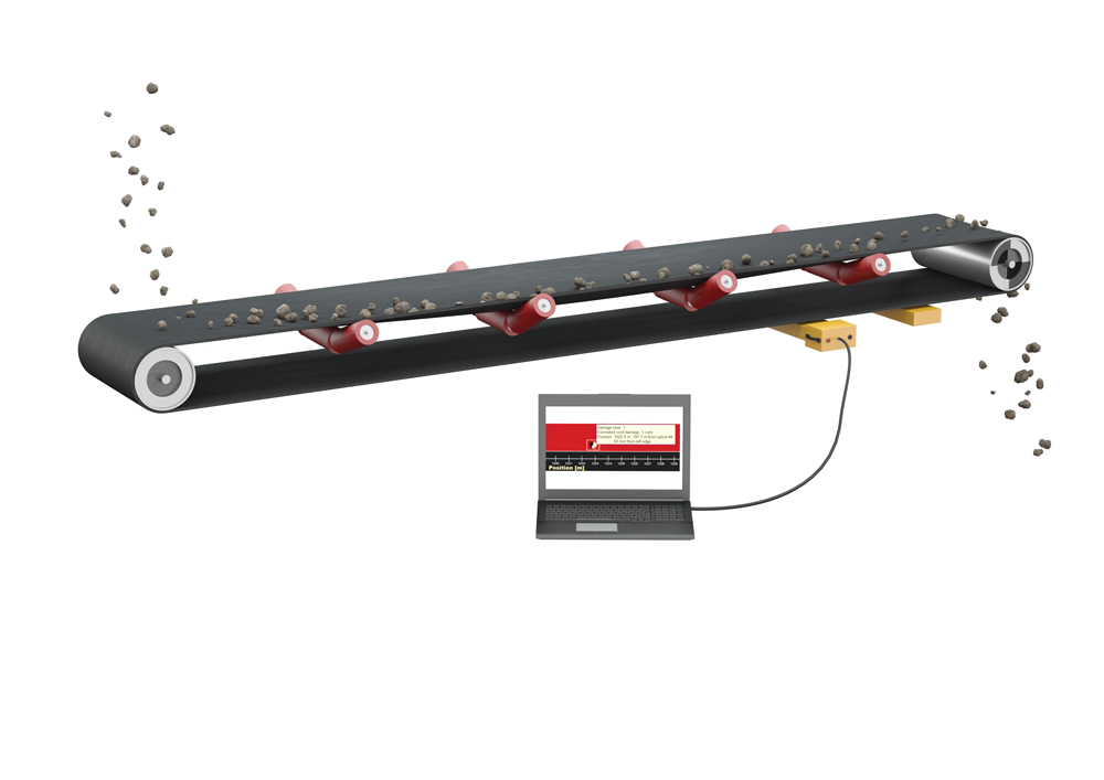 CONTI CordInspect uses magnetic signals to determine the condition of the steel cables and joints in conveyor belts