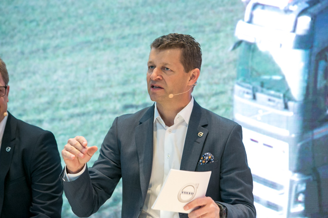 Volvo CE chief executive Melker Jernberg says a 26% reduction in Chinese orders in Q3 has been offset by performance in Europe, North America and elsewhere