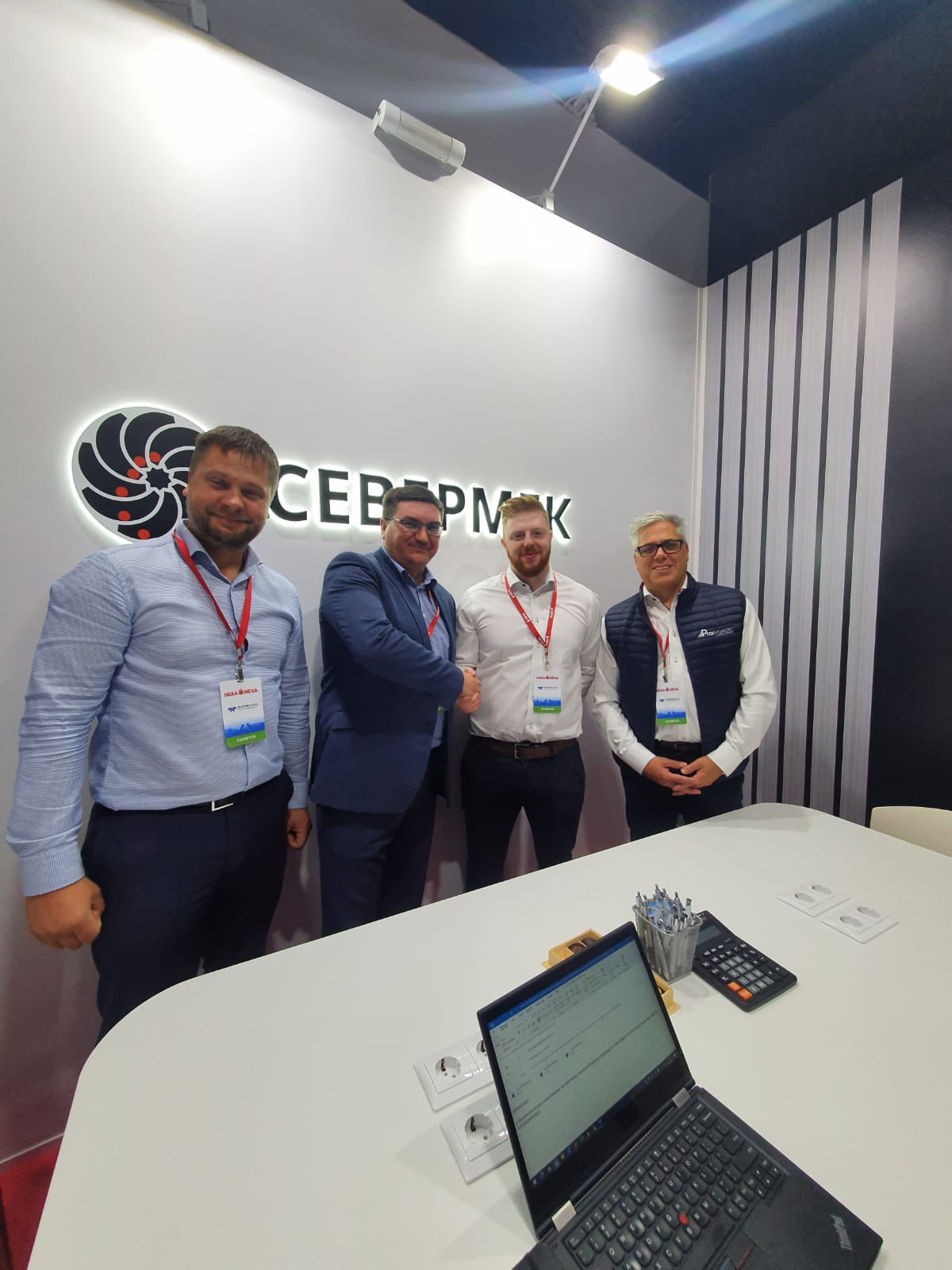 The ProStack partnership with Severmek was launched at the Neva Exhibition in St Petersburg