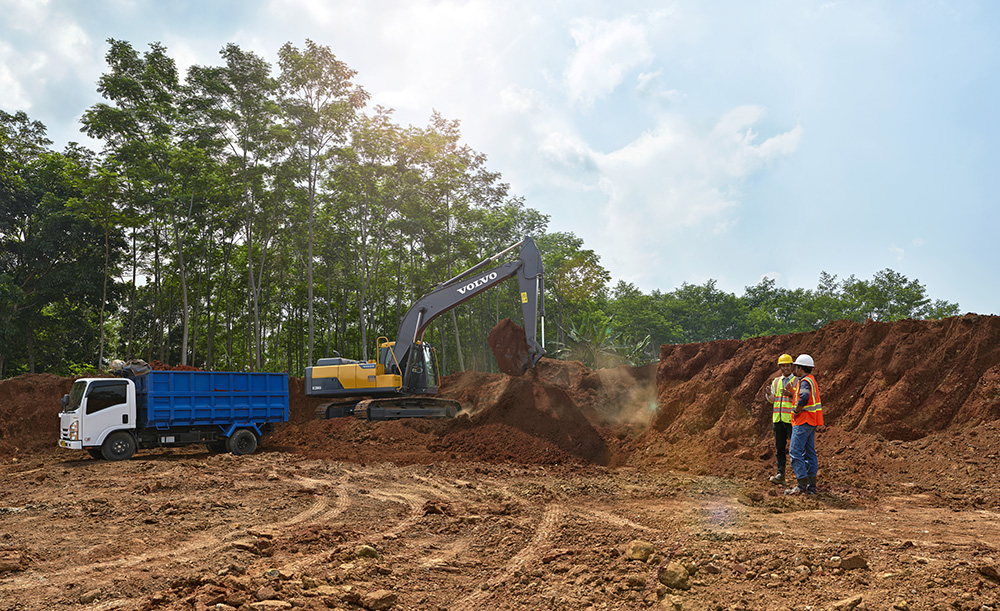 Volvo CE excavator customers in Indonesia can earn aftermarket credit by lowering fuel consumption