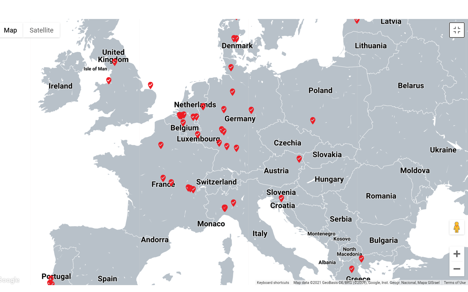 CEMBUREAU says the map demonstrates the European cement sector’s commitment to low-carbon technologies