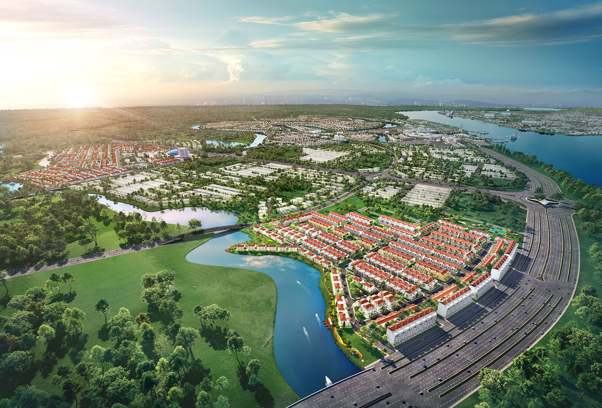 The partnership will provide building materials for the Aqua City leisure and tourism development in Ho Chi Minh City. Image: Novaland