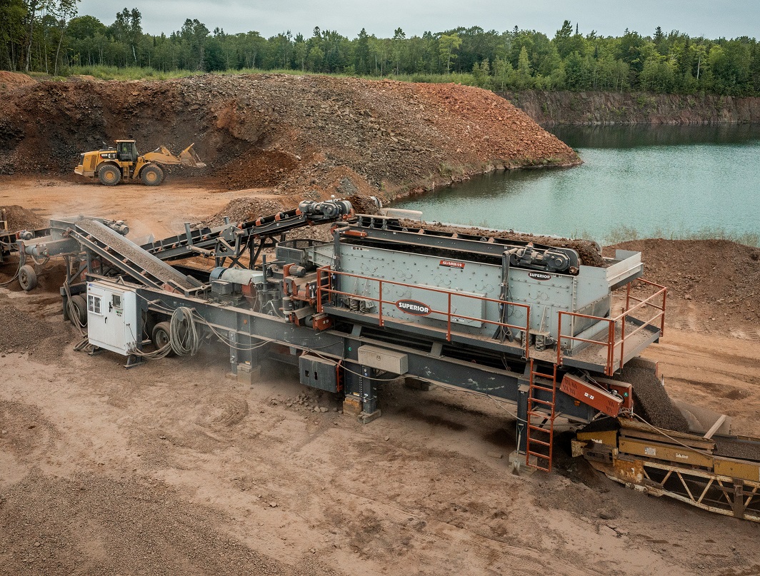 Superior Industries General Aggregate Equipment Sales Canada crushing screening washing conveying equipment