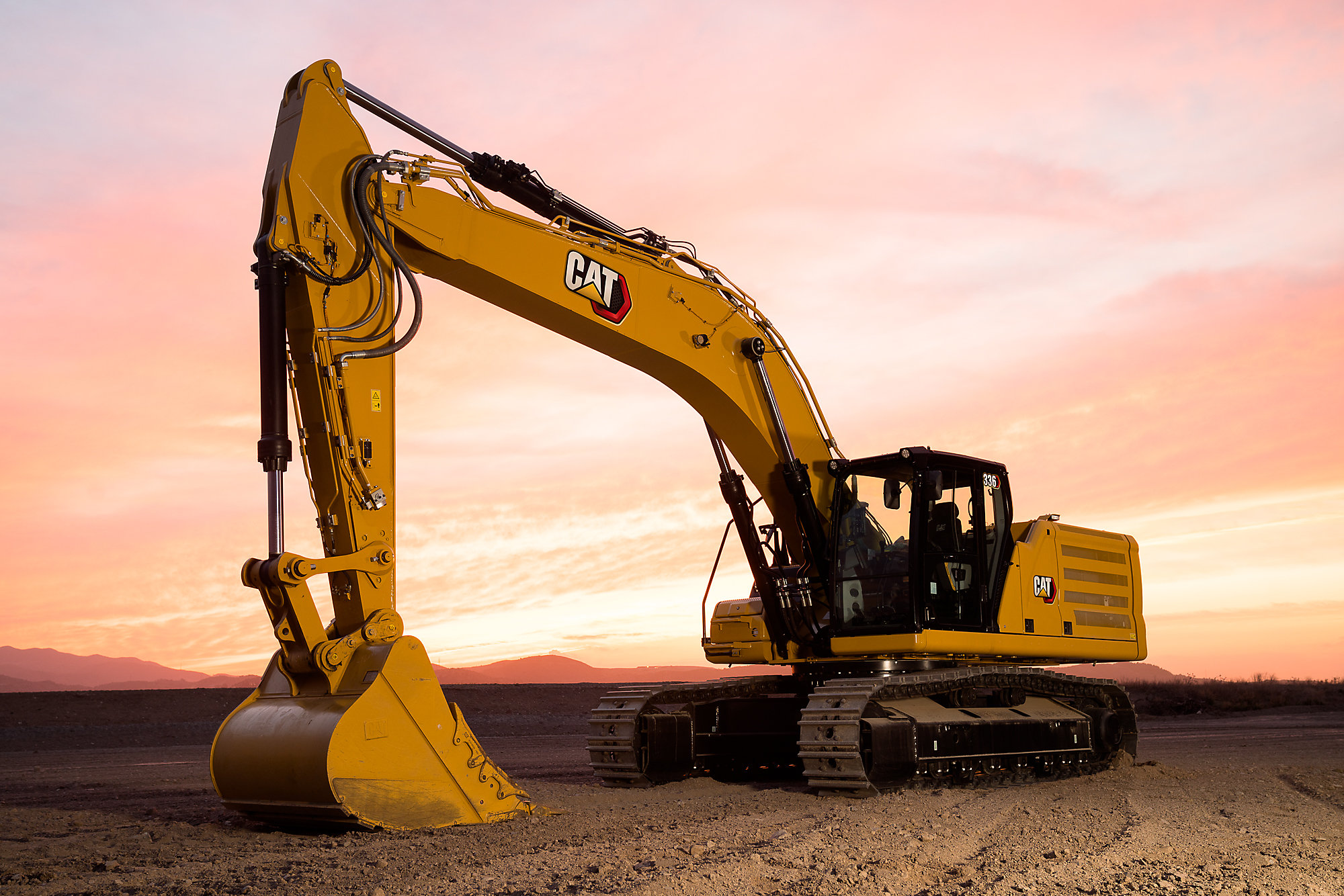 The new Cat 336 hydraulic excavator will be on show at bauma
