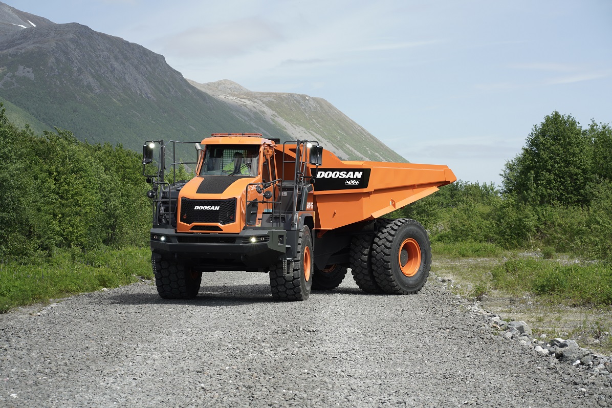 Doosan's new DDA45-7 ADT is intended to compete with 40-tonne RDTs