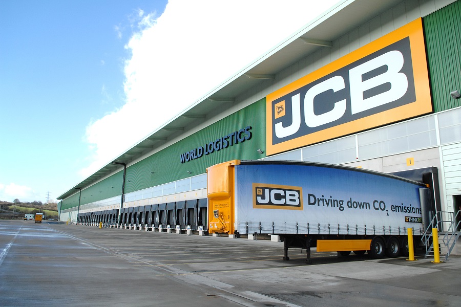 The JCB World Logistics Centre at Newcastle-under-Lyme, Staffs