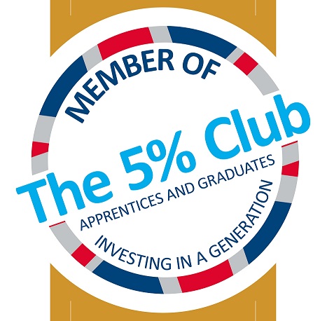 Tarmac is one of only 107 UK employers to have met The 5% Club's Gold Standard