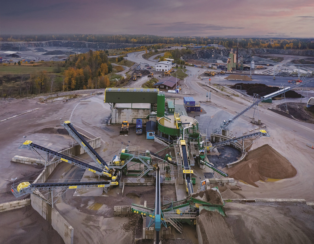 Sweden-based DA Mattsson diverts almost 100% of its incoming CD&E waste from landfill through a wet-processing operation provided by CDE