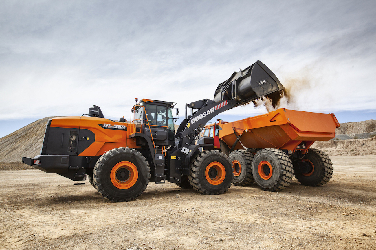 Doosan will exhibit a range of technologies for its hauling and loading equipment