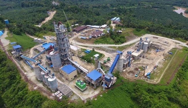 The integrated clinker and cement manufacturing plant in Lahad Datu