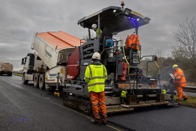 The PMB asphalt binder being used in the trials is expected to enhance durability and further extend the life of the asphalt