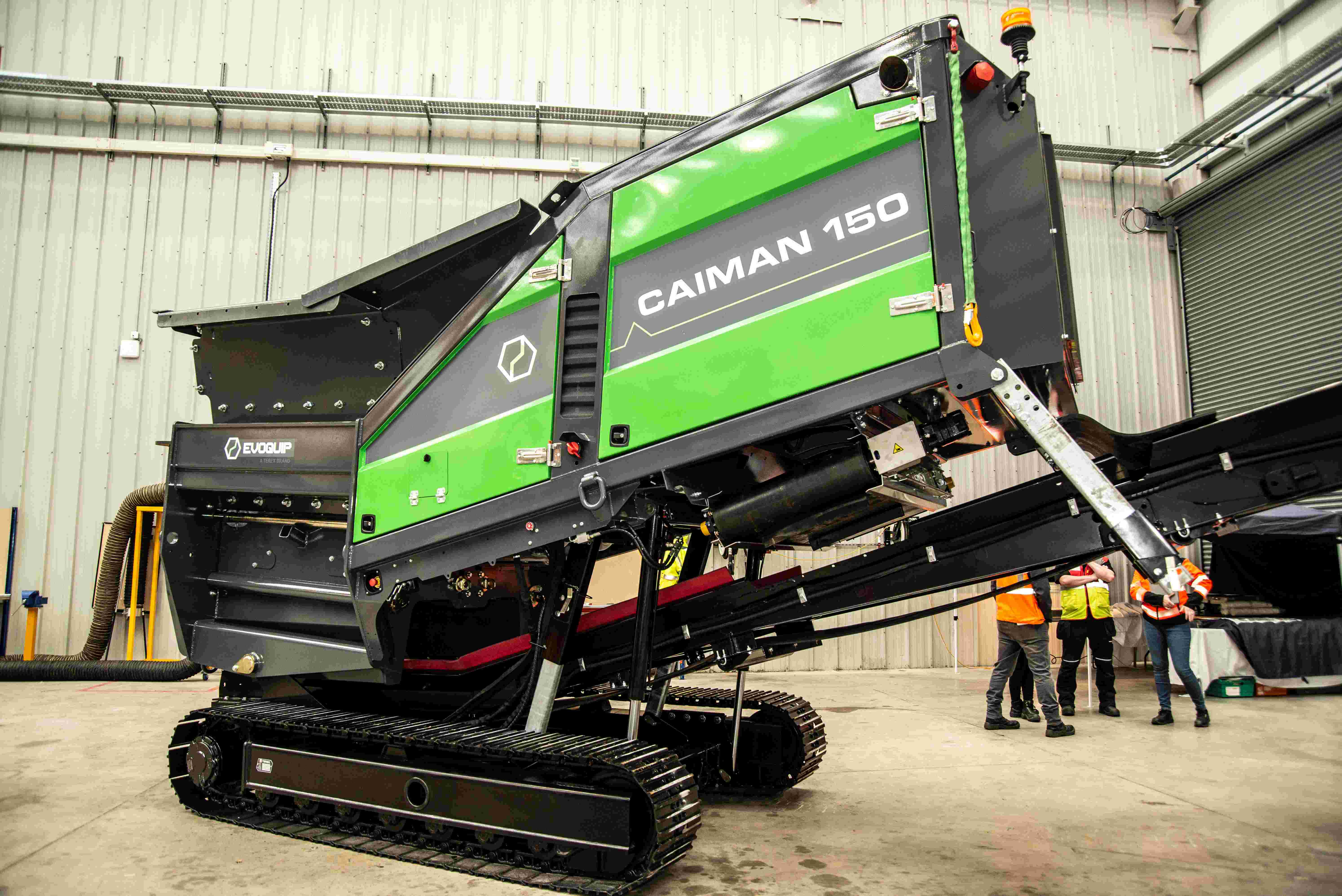 The Open Day will showcase EvoQuip machinery including the recently launched Caiman 150 shredder