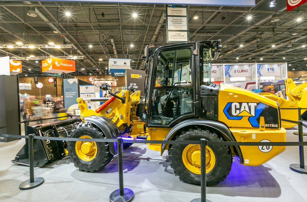 Caterpillar is unveiling two battery-powered electric compact machines 
