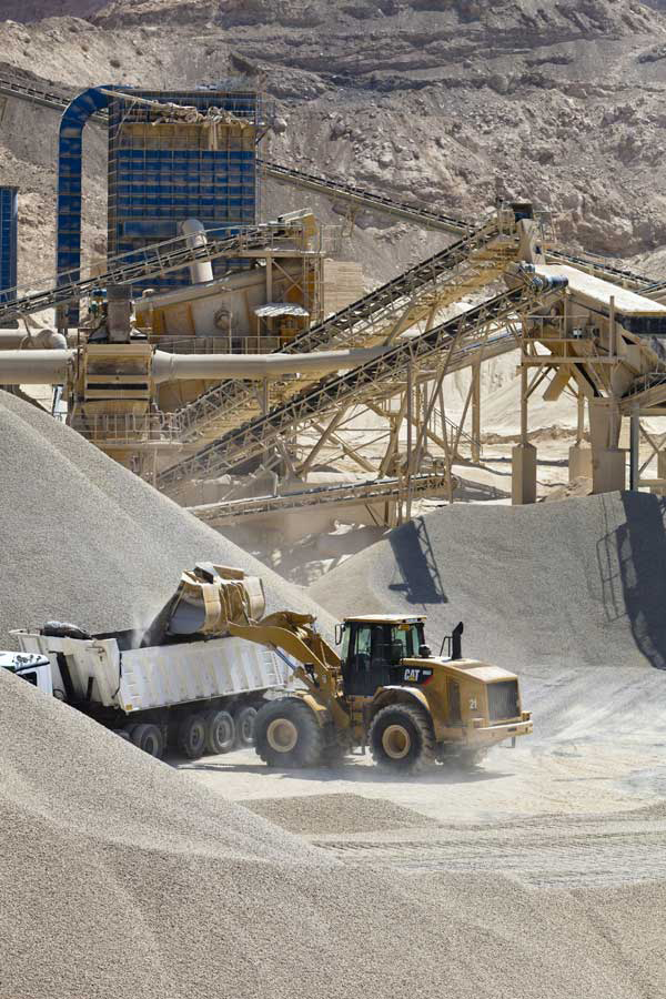 Producing 900tonnes of material an hour