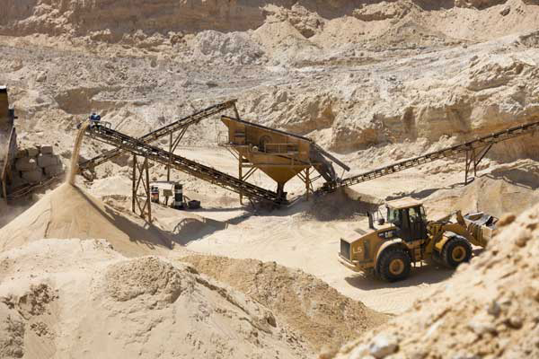 limestone, natural sand and marble are also extracted at the quarry