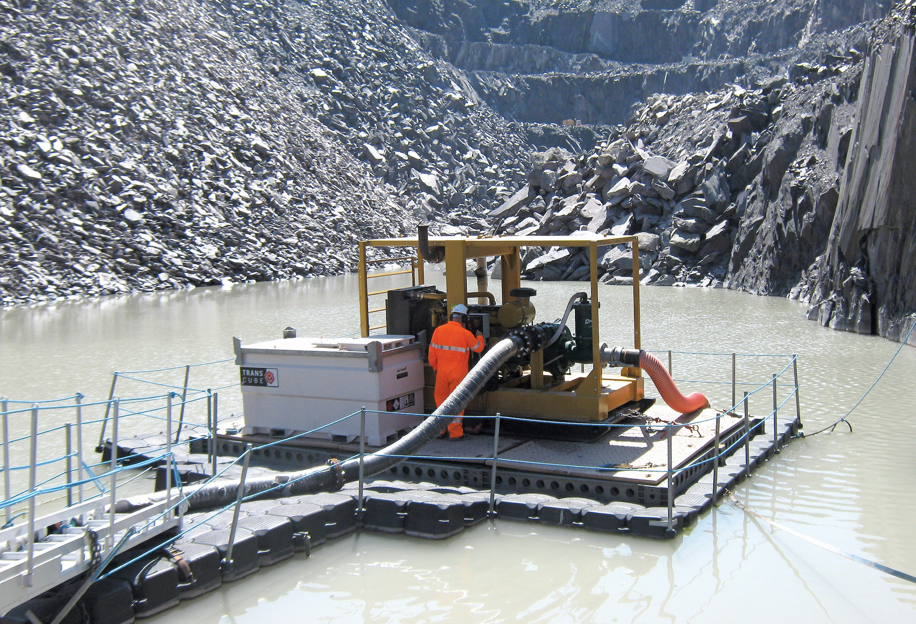 dewatering operation at its Penrhyn, North Wales quarry