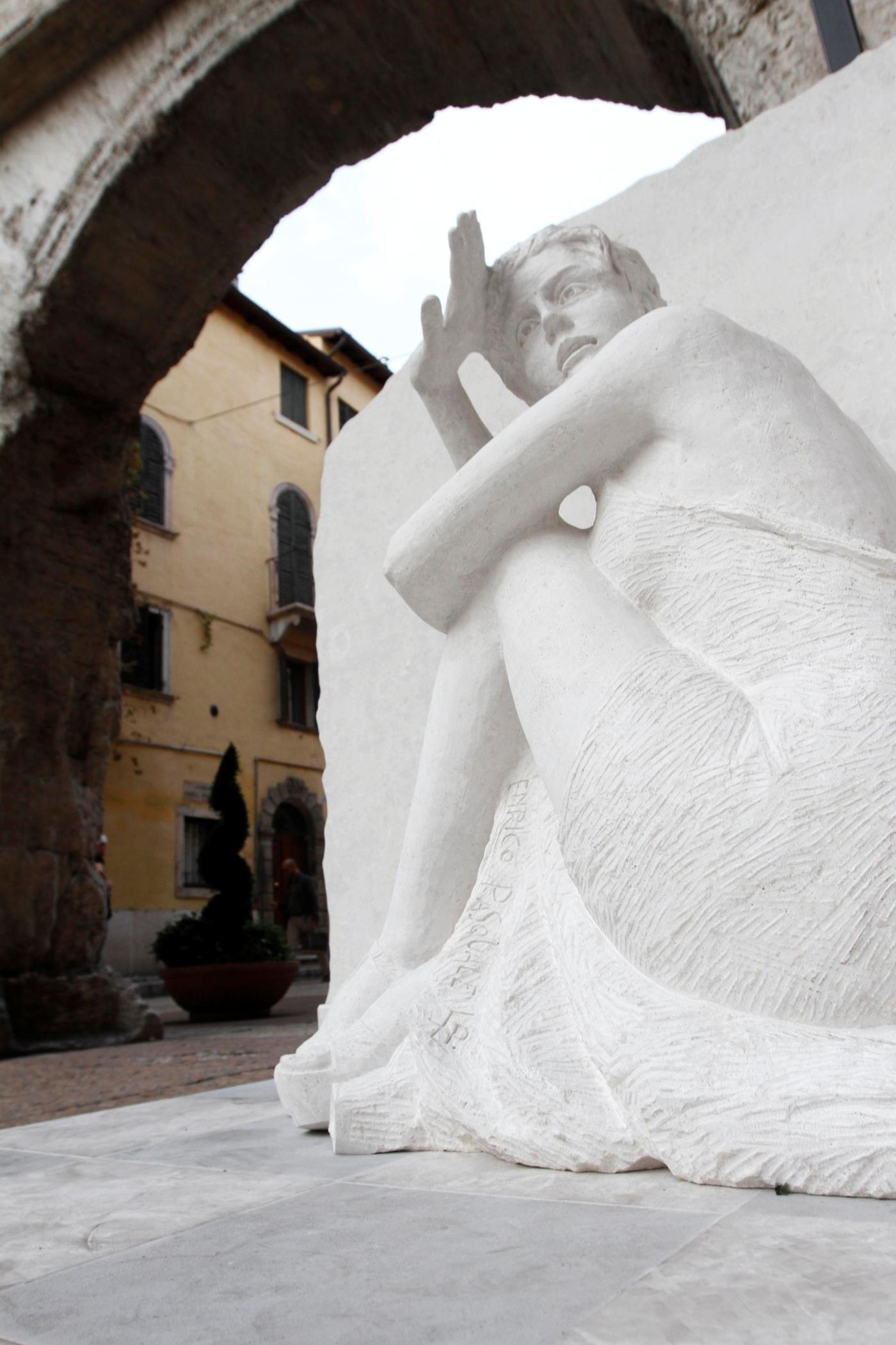 stone sculpture in Verona, Italy, 