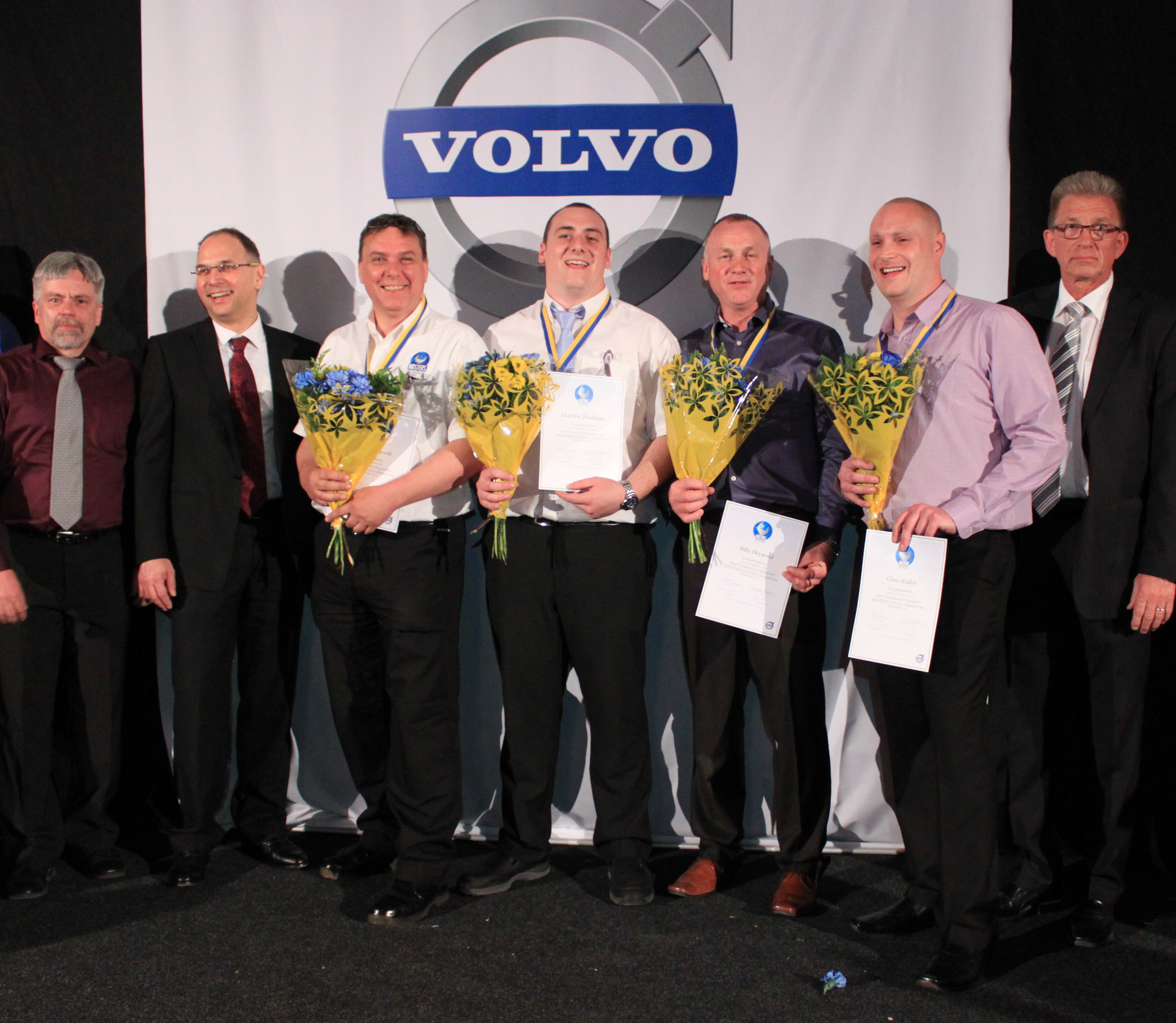 The winning Volvo Masters 2014 GB team
