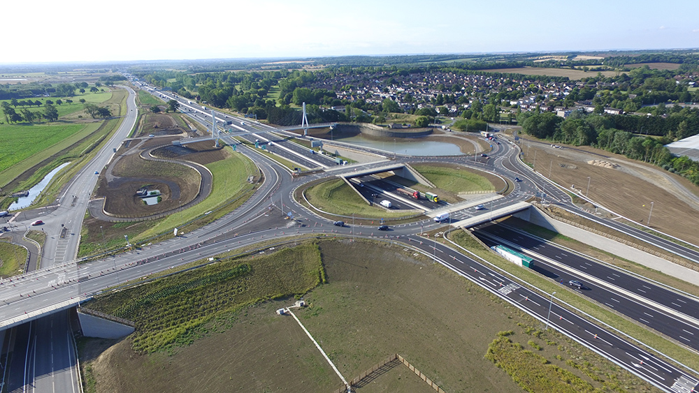 Anderton & Tensar have worked on the £1.5bn A14 Cambridge to Huntingdon Improvement Scheme